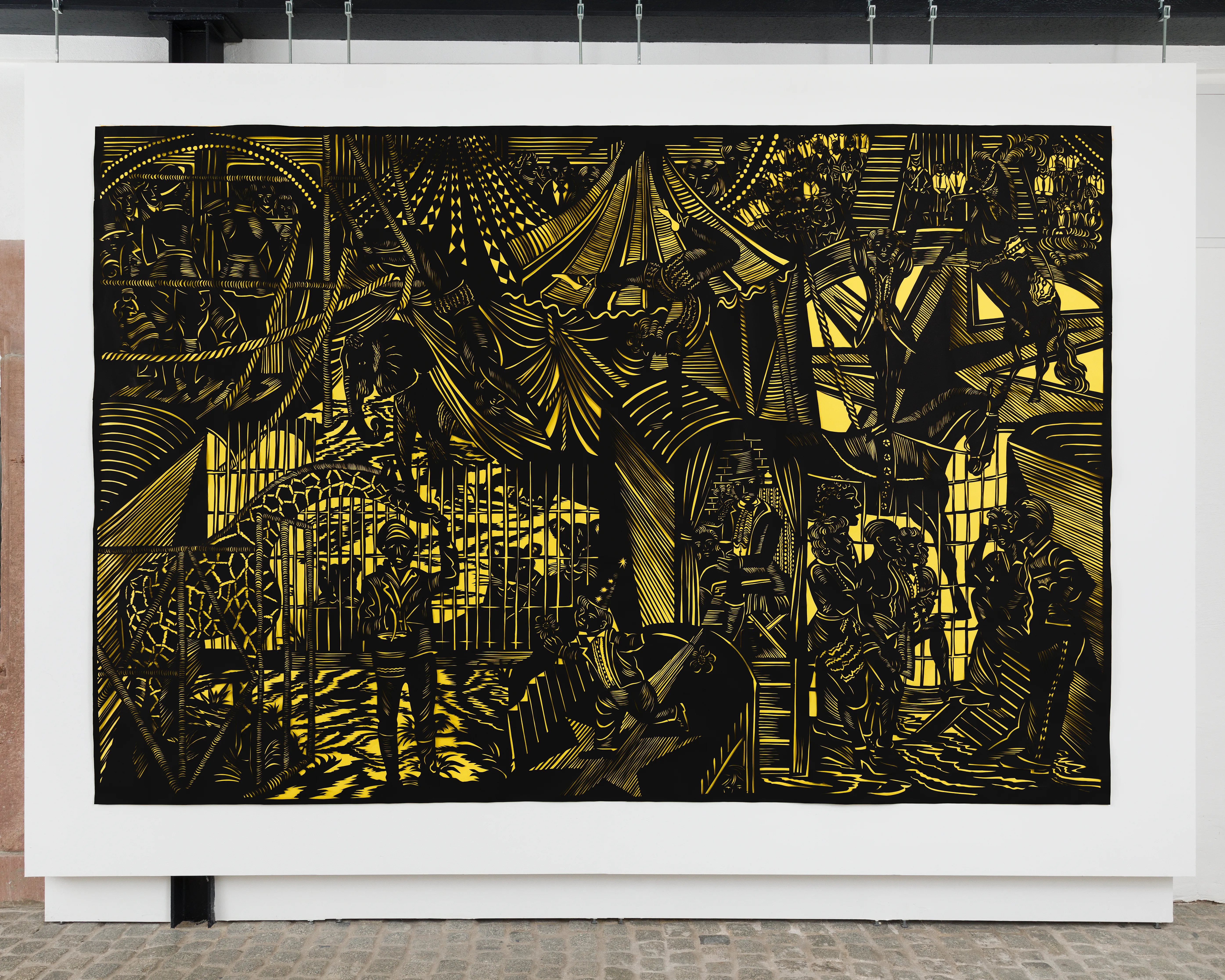 Hinter den Kulissen,